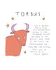 Torbus Horror Scoop Print about feeding tiny sandwiches to UFOs