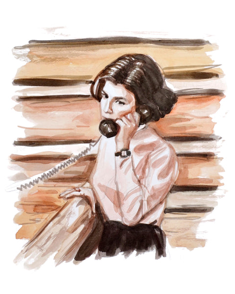 Calling... Audrey Horne - Limited Edition Portrait Print