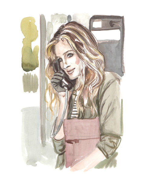 Calling... Carrie Bradshaw - Limited Edition Portrait Print
