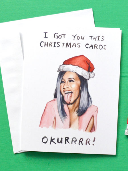 Christmas Cardi - Cardi B Christmas Card