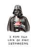 I Find Your Lack of Cake Disturbing - Darth Vader Birthday Card