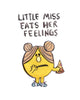 Little Miss Eats Her Feelings - Greeting Card