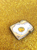 Fried Egg on Toast - Enamel Lapel Pin