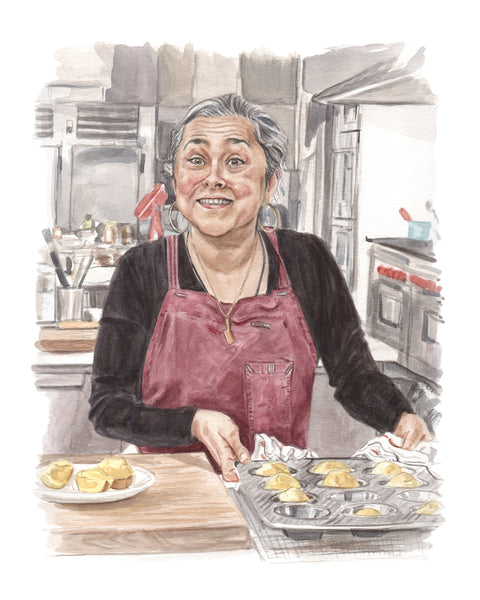 Gaby Melian - Bon Appetit Test Kitchen - Watercolor Illustration Print