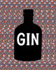 Gin Bottle in Flowers - Stereogram Poster