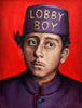 Lobby Boy - Grand Budapest Hotel - Wes Anderson Portrait Print