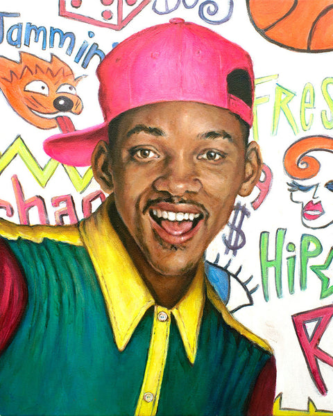 Fresh Prince of Bel Air - Will Smith Portrait Print