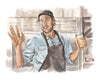 Brad Leone - Bon Appetit Test Kitchen It’s Alive - Watercolor Illustration Print