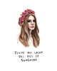 Lana Del Rey of Sunshine - Lana Del Rey Greeting Card