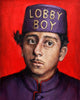 Lobby Boy - Grand Budapest Hotel - Wes Anderson Portrait Print