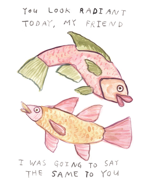 Radiant Friend Fish - Limited Edition Art Print