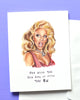 Out With the Old and in With the Ru - RuPaul Greeting Card