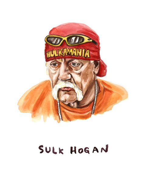 Sulk Hogan - Hulk Greeting Card
